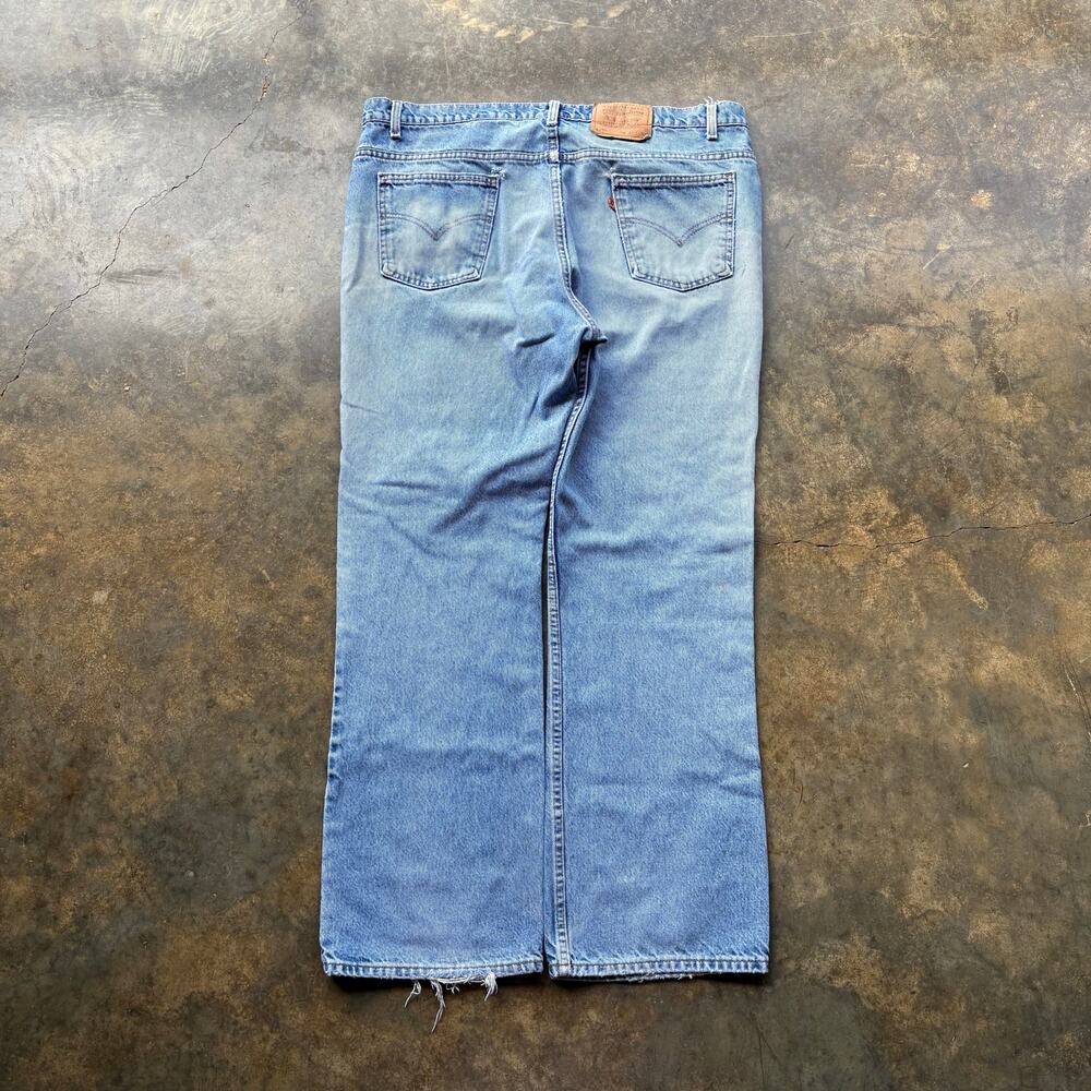 Vintage Distressed Levis Orange Tab 517 Jeans